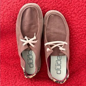 Hey Dude Women's Loafers - Pink and Tan